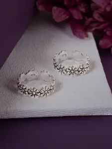 RACHIVA Oxidised Toe Rings