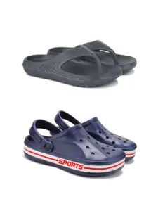 DRACKFOOT Men Pack Of 2 Flip Flops