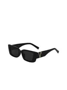 DressBerry Women Square Sunglasses with UV Protected Lens Candy Full BlK