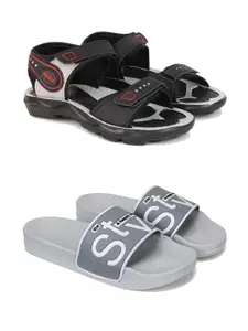 PENNEN Men Set Of 2 Comfort Sandals