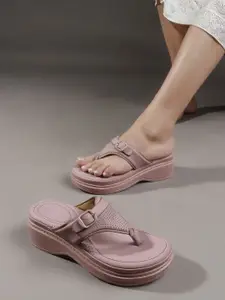 STRASSE PARIS Women Synthetic Wedge heels with Buckles