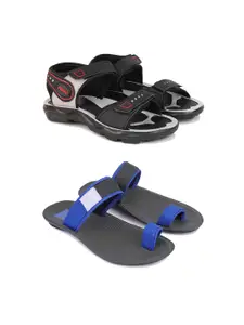 PENNEN Set Of 2 Anti-Skid Sports Sandals