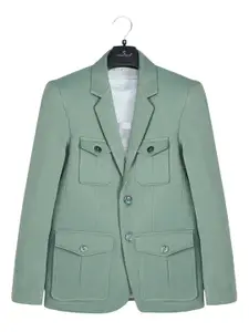 CHARCHIT Boys Full Sleeves  Blazers With T-Shirt