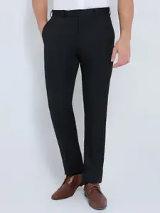 Raymond Contemporary Fit Pattern Solid Formal Trousers