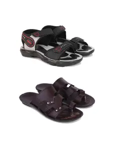 PENNEN Set Of 2 Sports & Comfort Sandals
