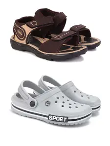 PENNEN Set Of 2 Sports Sandal & Clogs
