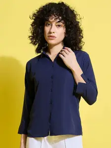 DIMPY GARMENTS Women Slim Fit Standard Formal Shirt