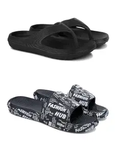 DRACKFOOT Men Sliders & Thongs Flip-Flops