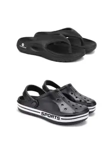 DRACKFOOT Men Pack Of 2 Flip Flops