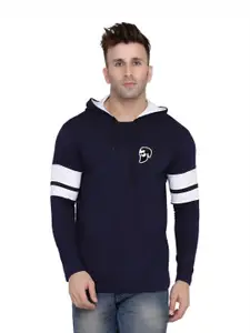 BEYOU FASHION Men Colourblocked Cotton Slim Fit T-shirt