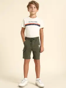 U.S. Polo Assn. Kids Boys Cargo Regular Fit Shorts