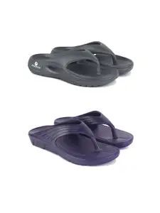 PENNEN Men Set Of 2 Thongs Flip Flops