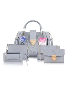 SGM FASHION PU Bowling Self Design Handheld Handbags