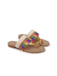 AVIVASTYLE Women One Toe Flats