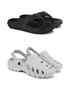 DRACKFOOT Men Pack Of 2 Flip Flops