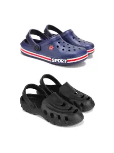 PENNEN Men Pack Of 2 Clog Flip Flops