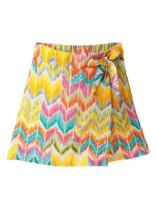 CrayonFlakes Girls Printed Shorts