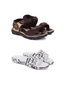 PENNEN Men Set Of 2 Comfort Sandals