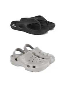 PENNEN Set Of 2 Self Design Clogs