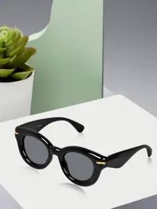 DressBerry Women Grey UV Protected Sunglasses