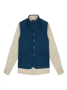 CHARCHIT Boys Turquoise Blue Plain