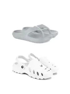 DRACKFOOT Men Pack Of 2 Flip Flops