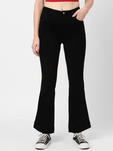 Kraus Jeans Women Flared High-Rise Jeans