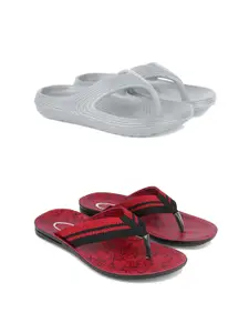 PENNEN Men Set Of 2 High Quality & Soft Sandals