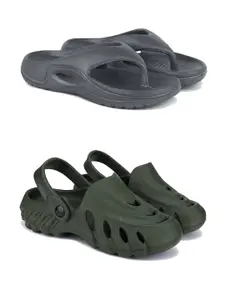 DRACKFOOT Men Pack Of 2 Flip Flops