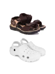 PENNEN Pack of 2 Men Comfort Sandals