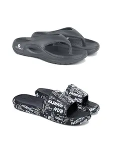PENNEN Men Pack Of 2 Flip Flops