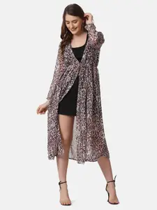 BUY NEW TREND Printed Longline Shrug