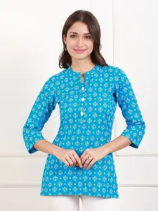 True Shape Floral Printed Kurti