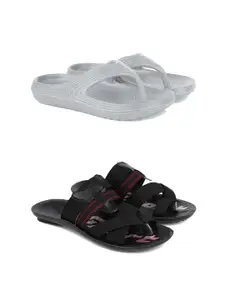PENNEN Men Set Of 2 High Quality & Soft Sandals