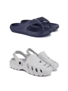 DRACKFOOT Men Pack Of 2 Flip Flops