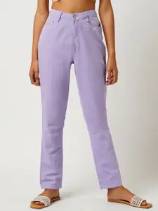 Kraus Jeans Women Straight Fit High-Rise Cotton Jeans