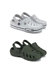 DRACKFOOT Men Pack Of 2 Clogs