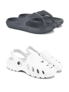 DRACKFOOT Men Pack Of 2 Flip Flops