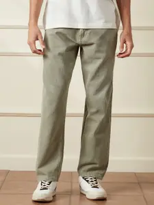 WROGN Men Comfort Relaxed Fit Mid-Rise Jeans