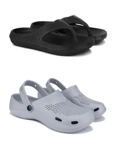 DRACKFOOT Men Pack Of 2 Flip Flops