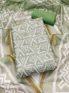 Peachmode Geometric Printed Unstitched Dress Material