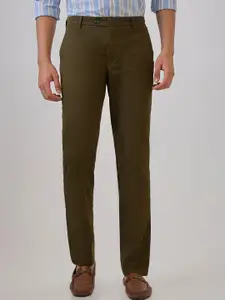 Raymond Men Slim Fit Flat Front Casual Chinos