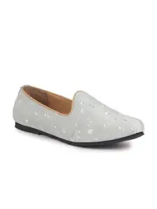 FAUSTO Men Round Toe Slip-On Mojaris
