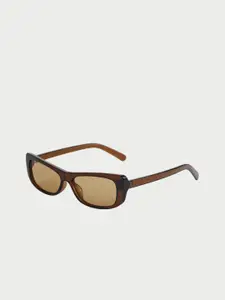 LULU & SKY Women Brown Sunglasses