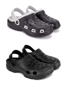 PENNEN Men Set Of 2 Stylish Clogs