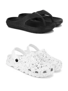 PENNEN Men Pack Of 2 Stylish Flip Flops