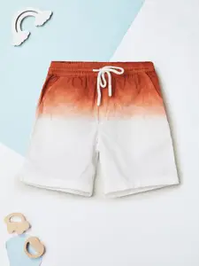 max Boys Ombre Regular Fit Mid-Rise Shorts