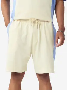 The Souled Store Men Seashell Colourblocked Technology Bermuda Shorts