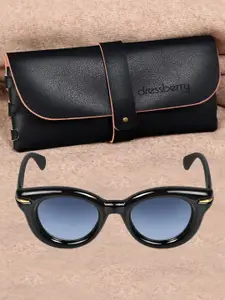 DressBerry Women Round Sunglasses With UV Protected Lens DBSG-87017-08