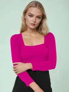 Dream Beauty Fashion Dream Beauty Square Neck Regular Top